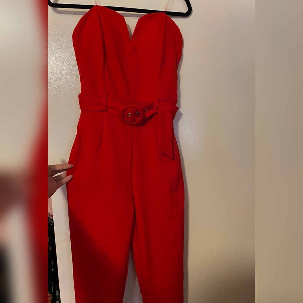 Fancy Red Jumpsuit